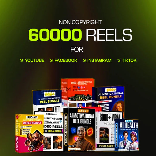60000+ Reels And Shorts (Instant Access Within 30 Minutes)